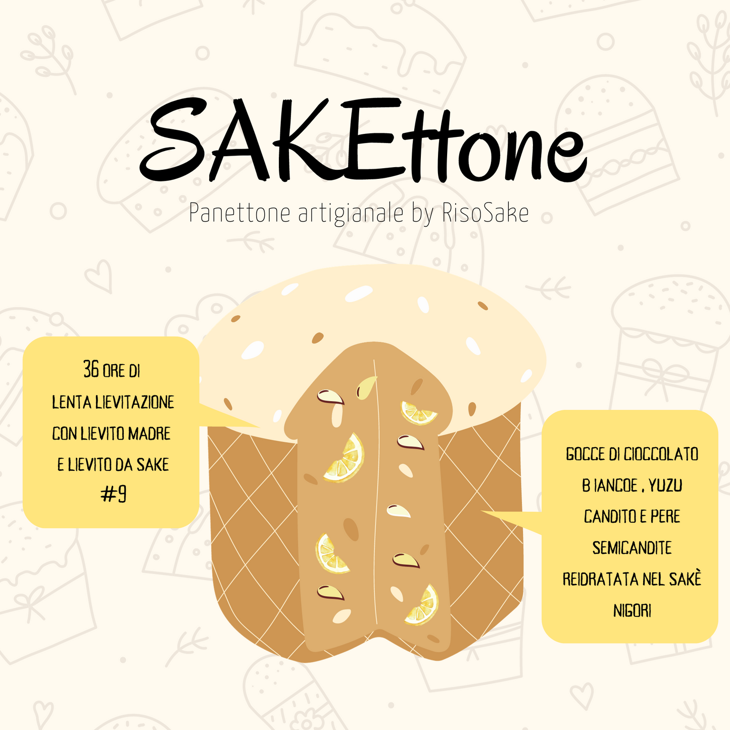 Sakettone: il nostro Panettone artigianale al sake